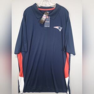 New England Patriots NFL Pro Line Fanatics Polo Shirt Men’s 4XL NWT
